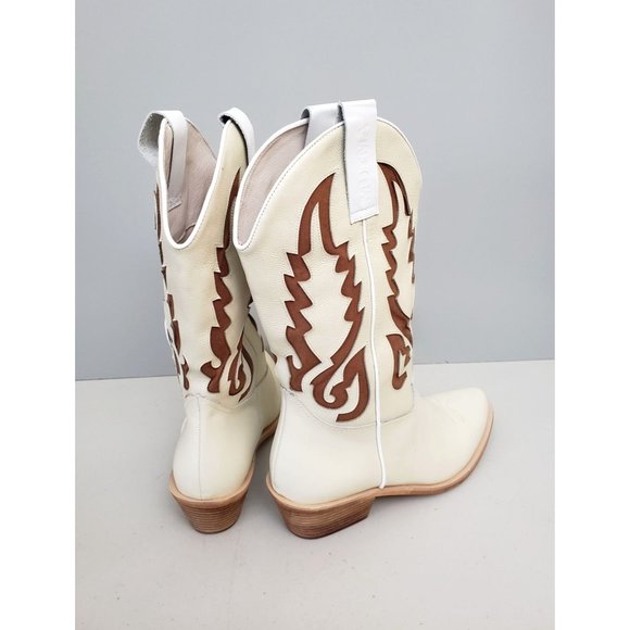 Mutma for Free People Colorado Springs Boots in Ivory Size 36 - Picture 3 of 5